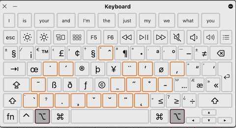 keyboard abc extended